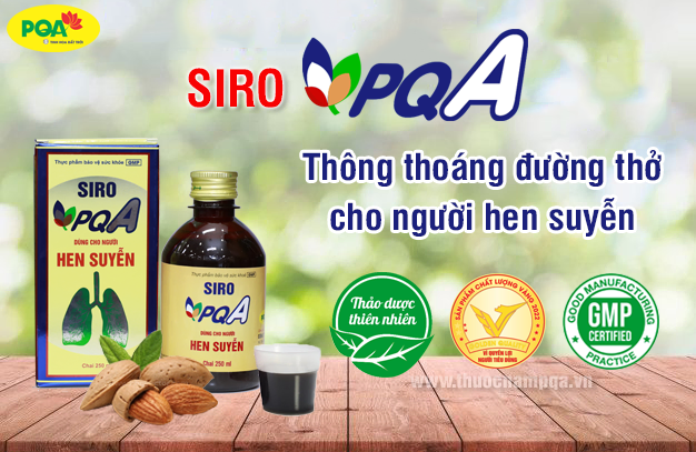 Siro PQA Hen Suyễn có tốt không? Đánh giá thực tế từ người dùng