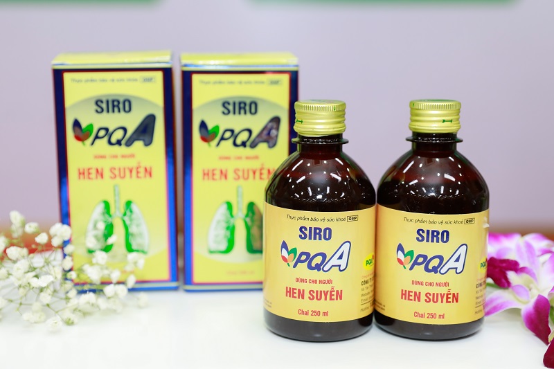 Siro PQA Hen Suyễn – Hỗ trợ điều trị hen phế quản (hen suyễn) bằng thảo dược Đông y