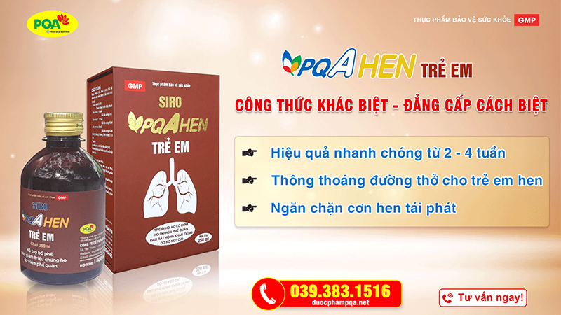 PQA Hen trẻ em dùng thế nào hiệu quả? Thành phần, giá bán