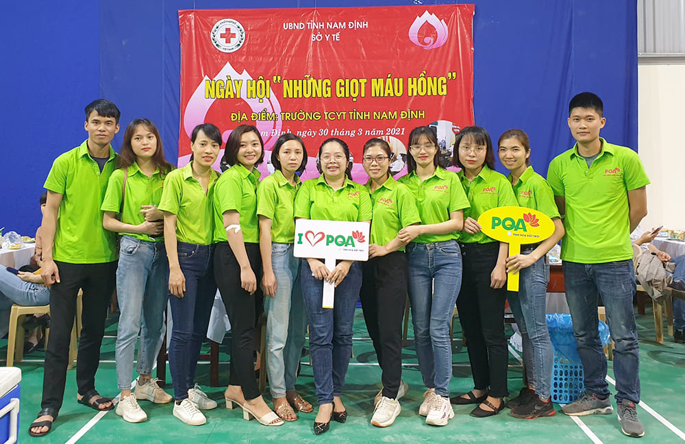 Ngày hội "Những giọt máu hồng" cùng cán bộ công nhân viên PQA