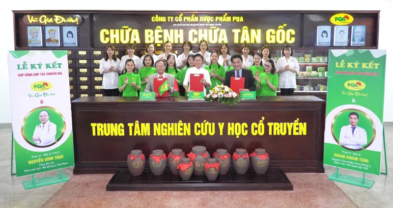 Lễ ký kết hợp tác cùng các chuyên gia hàng đầu Đông y