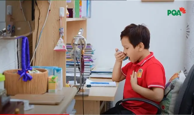 Cháu Hoàng đã đẩy lùi bệnh Hen phế quản mãn tính